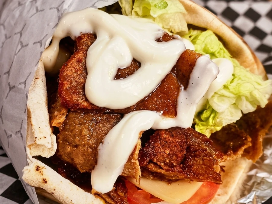 Beef Donair - Mediterranean-inspired dish at Sal's Famous on 82 St Edmonton
